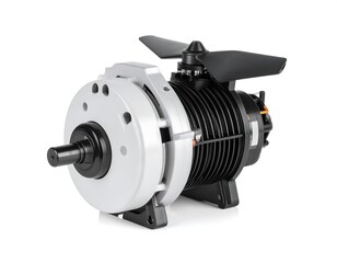 Compact motor with propeller