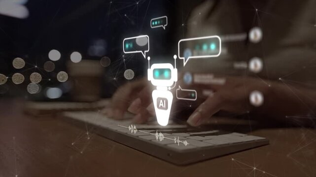  AI assistant with voice chat interface, combining smart chatbot, voice command, and AI-powered control search tools. AI agent ,AI assistant helps users search and chat naturally.