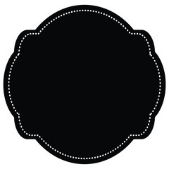 Ornate Floral Label Frame – Editable Vector Template, 
An elegant floral-style label frame with soft pastel design. Perfect for invitation cards, wedding stationery, product packaging, and decorative 