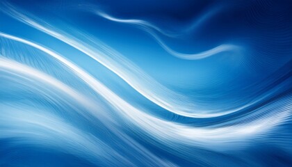 Fototapeta premium abstract blue sky with dynamic streaks of white creating sense of movement and tranquility perfect for backgrounds or design projects
