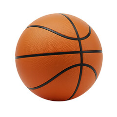 Fototapeta premium 3D Cartoon Basketball Isolated.