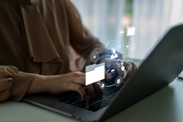 Document management system for secure file storage, organized access, and efficient digital...