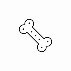 dog bone treat icon sign vector