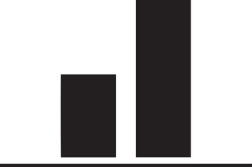 Bar Chart Icon Illustration Representing Data Analysis and Statistical Growth in Business and Finance