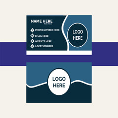 Professional modern business card design