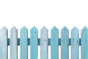 Obraz premium Light-blue weathered wooden fence (1)