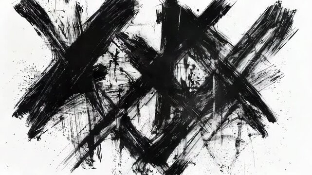 A simple illustration of a cross in monochrome tones