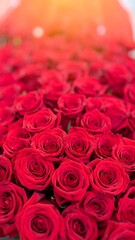 Close-up red roses