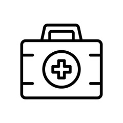 Medical Briefcase line icon.