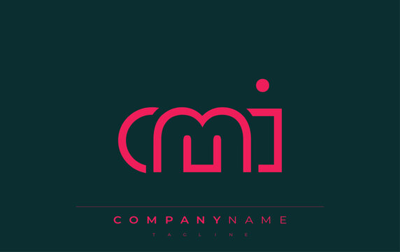 CMI abstract letter logo design. Modern Business Logo Design With Abstract Typography and Contemporary Style