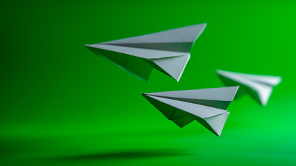 Flying Paper Airplanes