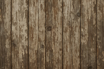 Naklejka premium Rustic Weathered Wood Planks with Natural Grain and Texture for Vintage Design Background