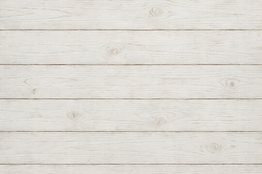 Whitewashed Wood Planks with Soft Rustic Texture for Interior Design and Background Use