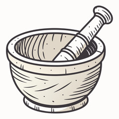Clay handi pot with coiled handles in white background design