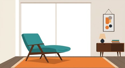 Modern living room scene