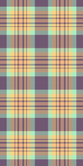 Scenery plaid vector fabric, flooring tartan seamless texture. Grand check background pattern textile in orange and pastel colors.