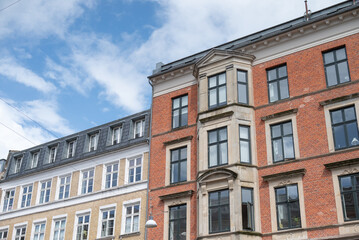 Les rues de la ville de Copenhague au Danemark