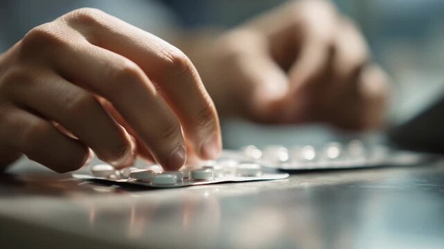 Hands typing on computer keyboard in a modern office setting  