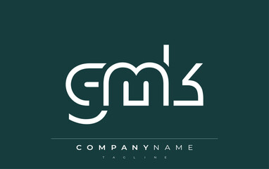 GMK abstract letter logo design. Modern Business Logo Design With Abstract Typography and Contemporary Style