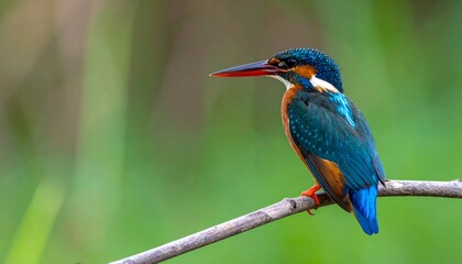 Colorful bird perched on branch (19)