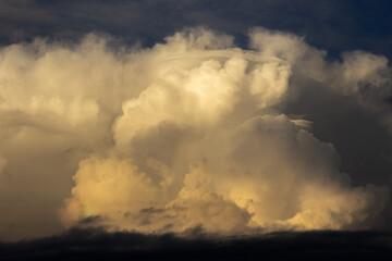 Cloudscape has been developing in gorgeous form. The vast blue sky and clouds sky.