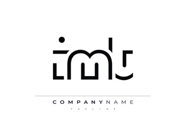 IMT abstract letter logo design. Modern Business Logo Design With Abstract Typography and Contemporary Style