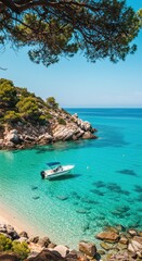 Fototapeta premium Serene Coastal Cove