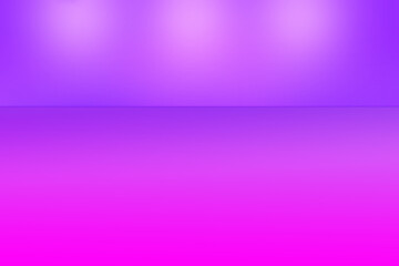 Purple and pink gradient background with three bright spotlights abstract
