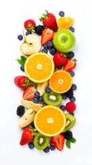 Colorful fruit medley
