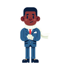 
illustration design of a man in a suit