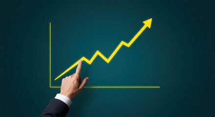 Business Growth Arrow Graph