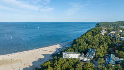 view of the sea from the beach