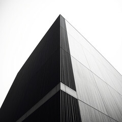 Minimalist Architecture in Black and White 