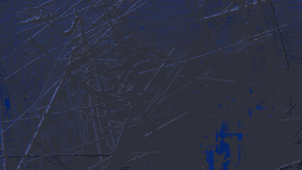 Scratched painted surface