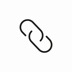 diagonal link pair icon sign vector