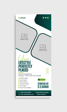 Corporate Property Sale Real Estate Roll-Up Banner Template 