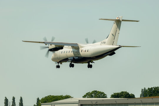 D-CPWF Dornier 328-110 plane in Saint Gallen in Switzerland 17.6.25