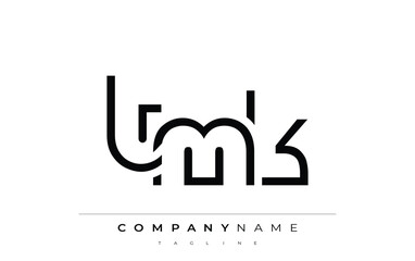 TMK abstract letter logo design. Modern Business Logo Design With Abstract Typography and Contemporary Style