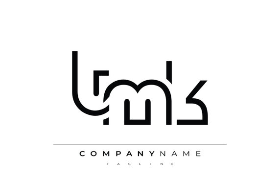 TMK abstract letter logo design. Modern Business Logo Design With Abstract Typography and Contemporary Style