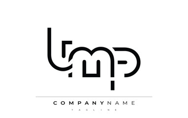 TMP abstract letter logo design. Modern Business Logo Design With Abstract Typography and Contemporary Style
