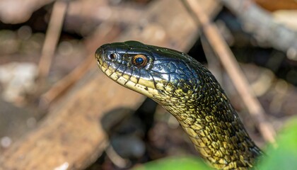 Fototapeta premium Close-up of snake's head
