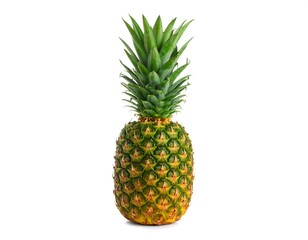 Fresh pineapple, vibrant green crown (1)