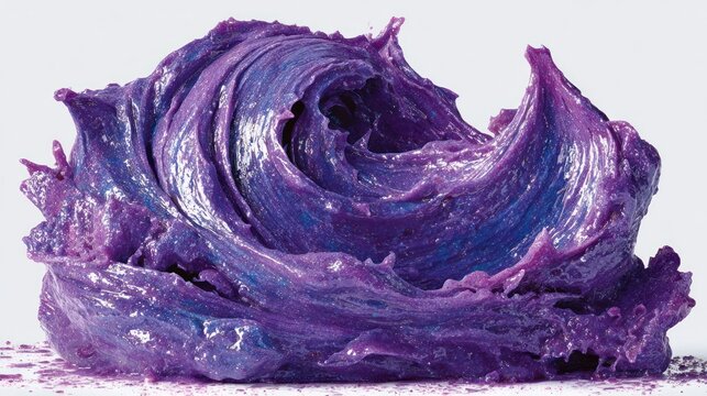 Swirling purple grease