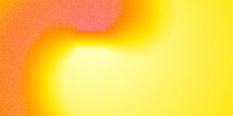 Orange yellow gradient background with grain texture