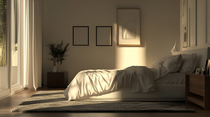 Interior design: master bedroom, luxury and good taste.