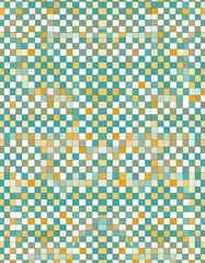 Fototapeta premium Colorful checkerboard pattern