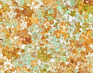 Abstract Textured Background with Organic Shapes and Earthy Tones of Green Brown and White