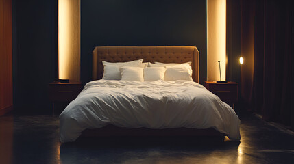bed, bedroom, hotel, pillow, interior, home, luxury, comfortable, design, apartment, pillows, sleep, bedding, house, mattress, window, decoration, indoors, decor, linen