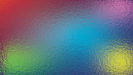 Abstract colorful rainbow foil texture vector with glass effect, cmyk color, perfect for printing