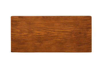 Weathered wooden plank revealing natural grain texture, floating against transparent backdrop, perfect for mockup design